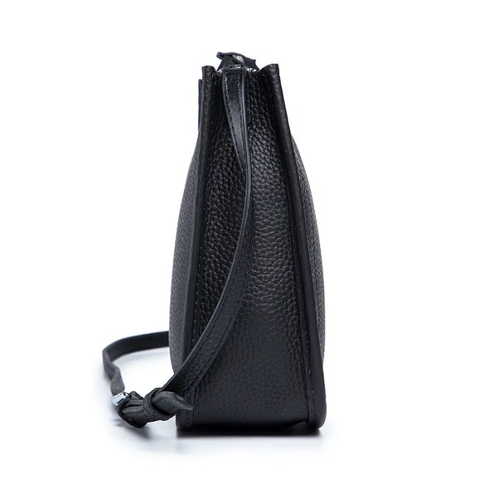 Women's Genuine Leather Bucket Bag - Luxury Cowhide Crossbody Tote 2