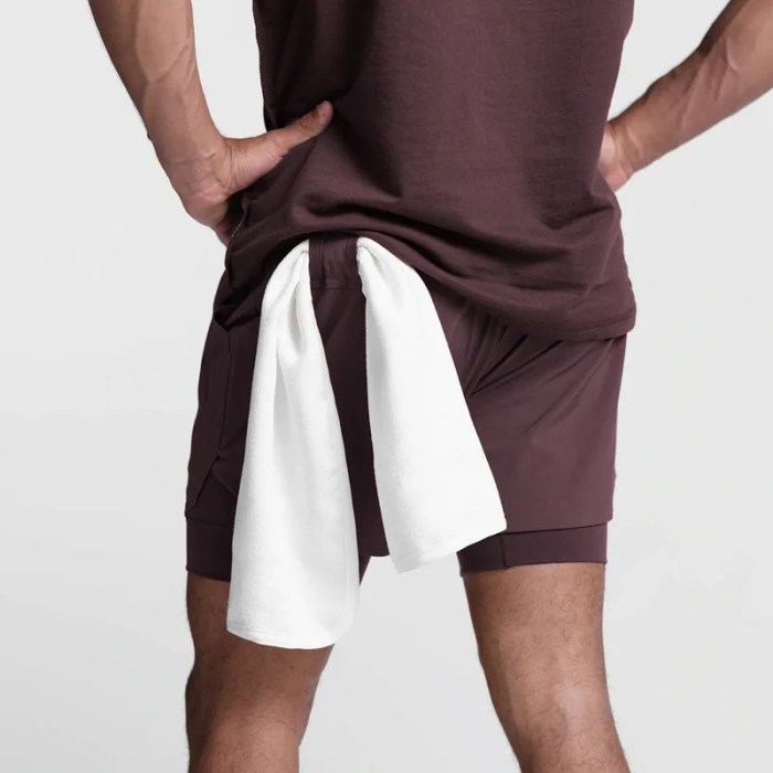 men's breathable double layer quick dry sport shorts Men's Breathable Double Layer Quick Dry sport shorts 2