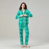 christmas matching pyjama set plaid print long sleeve top & drawstring pants fall sleepwear Christmas Matching Pyjama Set - Plaid Print Long Sleeve Top & Drawstring Pants - Fall Sleepwear 5