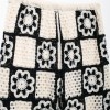 zach women's round neck sleeveless hook flower knitted tank top with high waist straight pants fashion set Zach Women's Round Neck Sleeveless Hook Flower Knitted Tank Top with High Waist Straight Pants Fashion Set 6