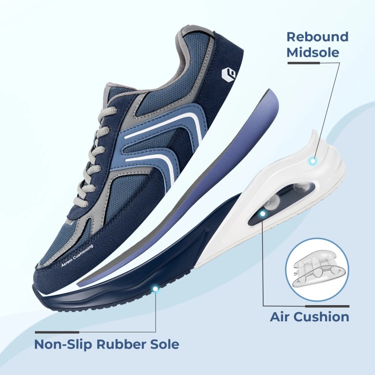 fitville extra wide walking shoes for men wide cushioned sports shoes for swollen feet flat feet arch fit relieve heel pain Fitville Extra Wide Walking Shoes for Men Wide Cushioned Sports Shoes For Swollen Feet Flat Feet Arch Fit Relieve Heel Pain 3