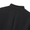Zach Women\'s Long Sleeve Breasted Coat with Waistband & Stand-Up Collar 6