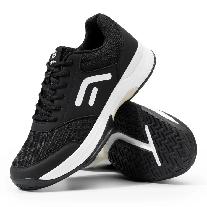 FitVille Wide Tennis Shoes for Men Anti-slip Breathable Professional Sneakers Tennis Footwear for Arch support Relief Pain