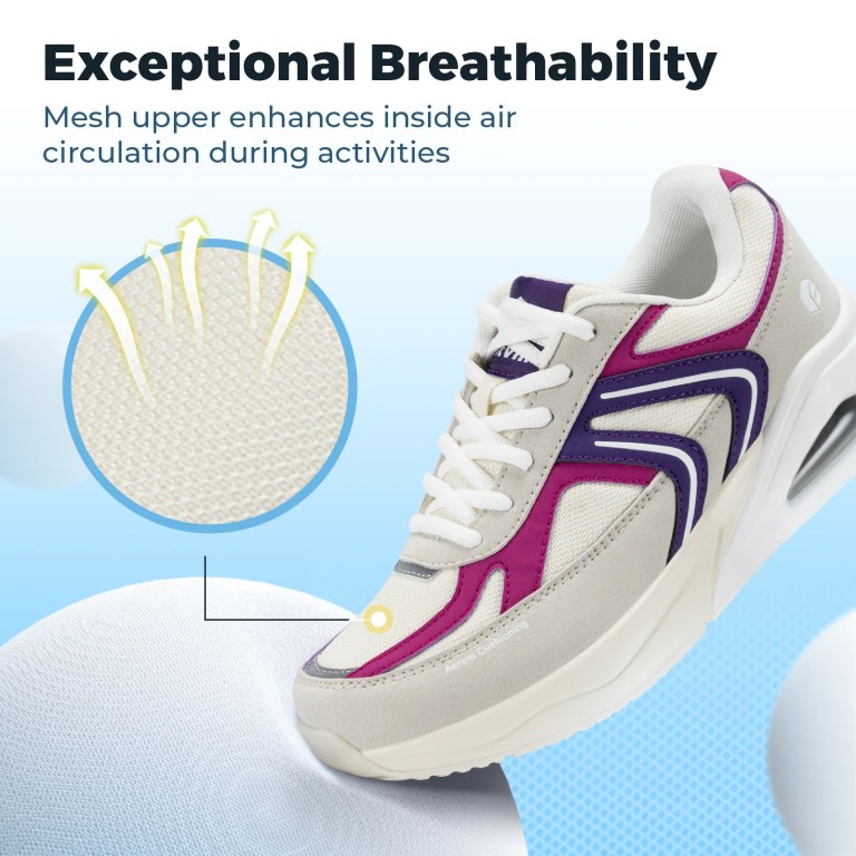 Fitville Running Shoes for Women Air Cushion Shoes Sports Wide With Arch Support Lightweight Breathable Running Tennis Shoes 5