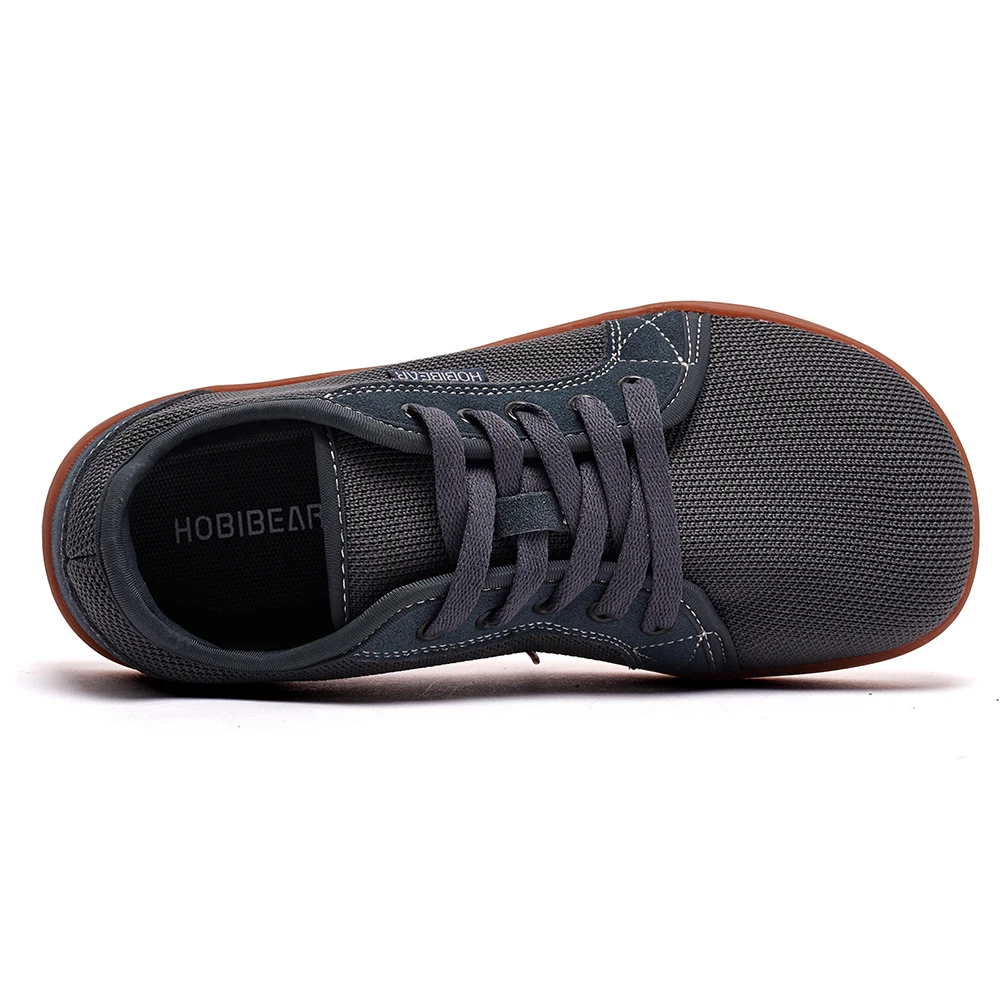 HOBIBEAR Men Wide Barefoot Shoes for Unisex Trail Running Non-Slip Minimalist Walking Shoes 5