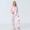 women's 2 piece bow all over loungewear pjs set Women's 2 Piece Bow All-over Loungewear Pjs Set 4