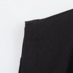 Women's Summer linen blend midi shirt style sleeveless dress 5