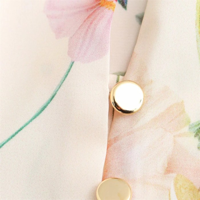 women's floral shirt dress mini Women's Floral Shirt Dress Mini 5