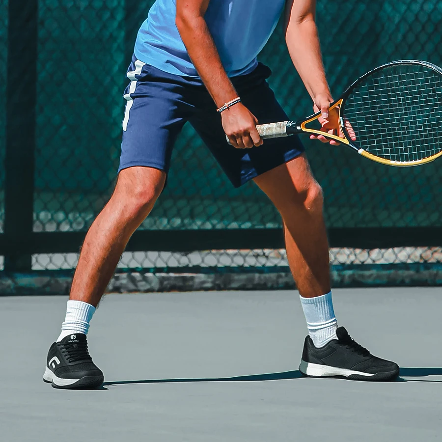 FitVille Wide Tennis Shoes for Men Anti-slip Breathable Professional Sneakers Tennis Footwear for Arch support Relief Pain 6