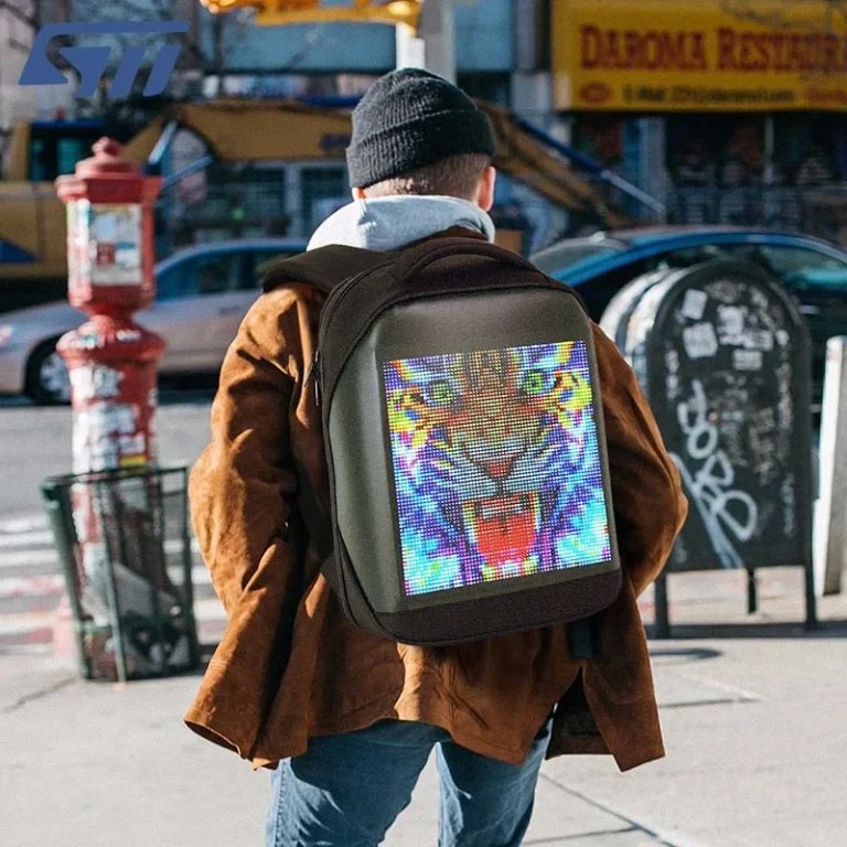 Bluetooth Portable LED Backpack - Magic Smart Screen with APP Control & Outdoor LED Display Bag The Best Gift 4