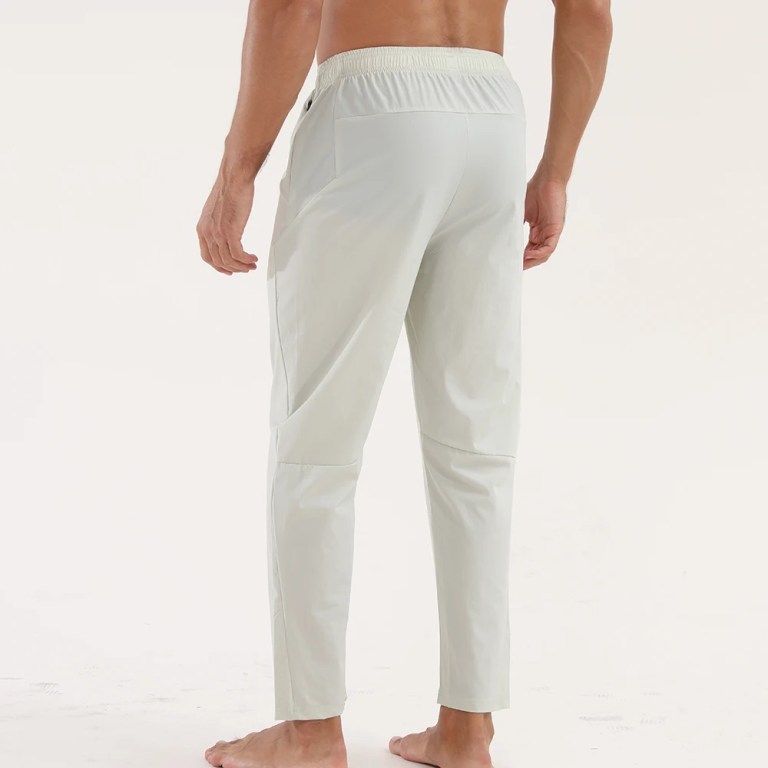 GITF Men's drawstring zipper pocket Jogger Pants 3