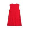 zach women's round neck sleeveless button decoration plain knitted short skirt mini dress Zach Women\'s Round Neck Sleeveless Button Decoration Plain Knitted Short Skirt Mini Dress 2