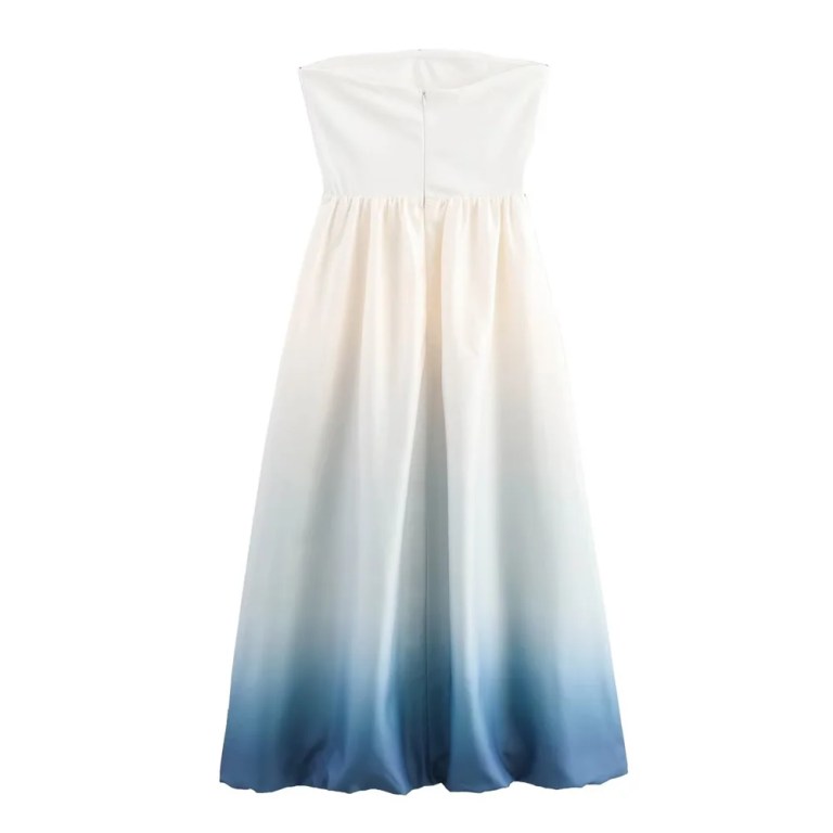 Zach Women's Off-Shoulder Tie-Dye Balloon Bottom Dress 2