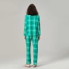 christmas matching pyjama set plaid print long sleeve top & drawstring pants fall sleepwear Christmas Matching Pyjama Set - Plaid Print Long Sleeve Top & Drawstring Pants - Fall Sleepwear 2