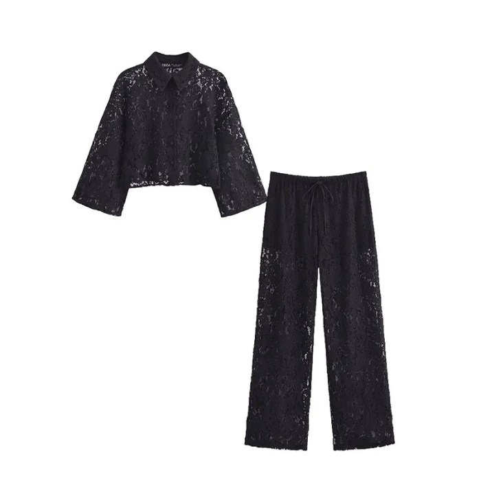 women's black lace festival pants sets women's black lace festival pants sets