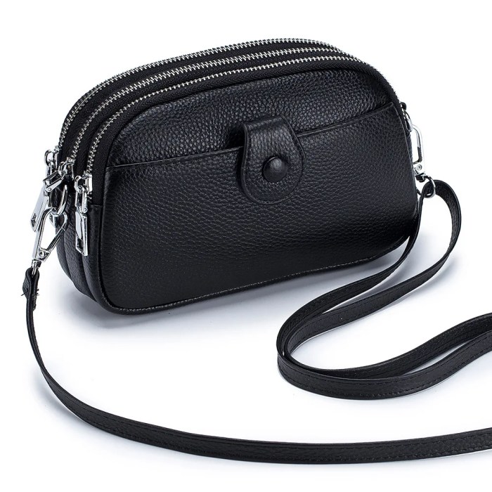 Women's Genuine Leather Crossbody Bag - Designer Small Shoulder Handbag