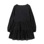 Wills Black Boho Slip Over Short Mini Dress 2