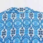 ALSA Summer Retro Print Midi Shirt Dress 5