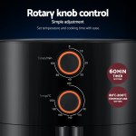 devanti 4l air fryer knob control 1500w devanti 4l air fryer knob control 1500w