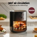 devanti 4l air fryer knob control 1500w devanti 4l air fryer knob control 1500w
