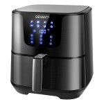devanti air fryer 7l lcd fryers black devanti air fryer 7l lcd fryers black