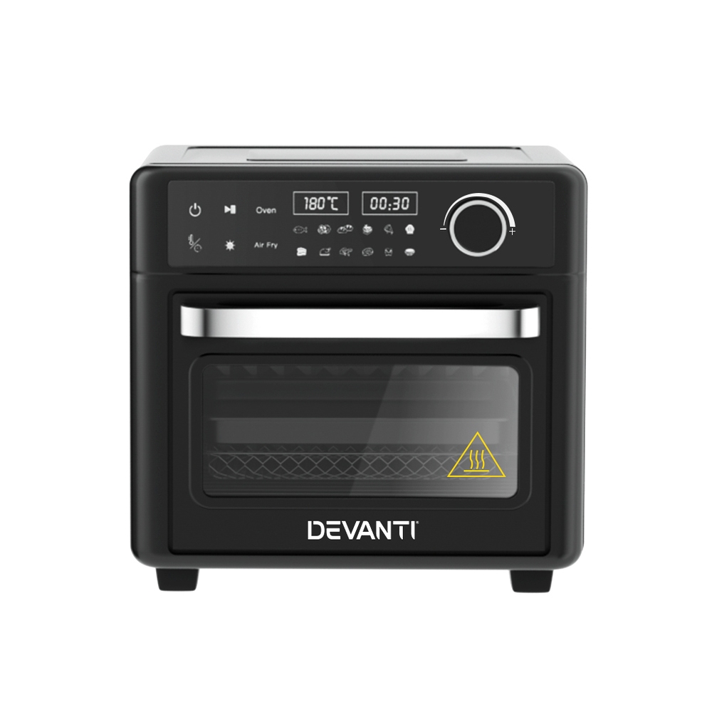 Devanti Air Fryer 15L LCD Fryers Oven Devanti Air Fryer 15L LCD Fryers Oven