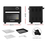 devanti air fryer 15l lcd fryers oven