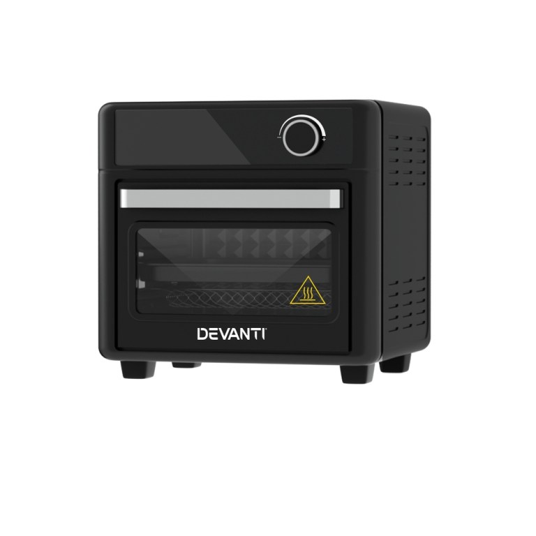 devanti air fryer 15l lcd fryers oven
