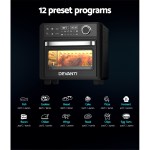 devanti air fryer 15l lcd fryers oven