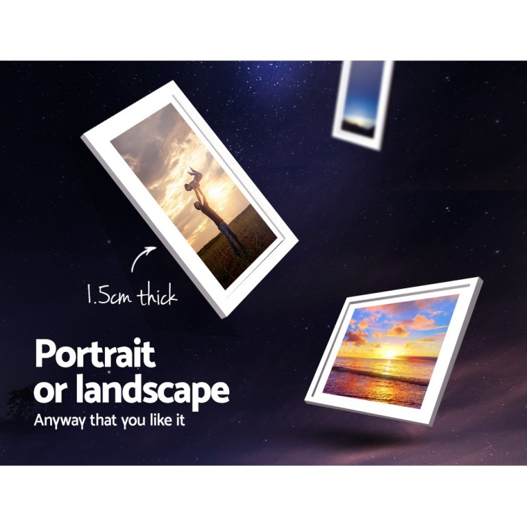 artiss photo frames art holder 26pcs 8x10" 5x7" 4x6" 3.5x5" white