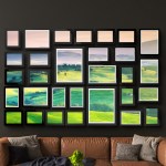 artiss photo frames art holder 30pcs 8x10" 5x7" 4x6" 3.5x5" black