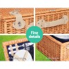 alfresco 4 person picnic basket set insulated blanket alfresco 4 person picnic basket set insulated blanket