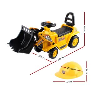 keezi ride on car toys kids excavator bulldozer sandpit digger car pretend play