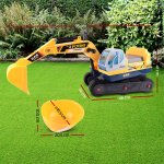 keezi ride on car toys kids excavator digger sandpit bulldozer car pretend play keezi ride on car toys kids excavator digger sandpit bulldozer car pretend play