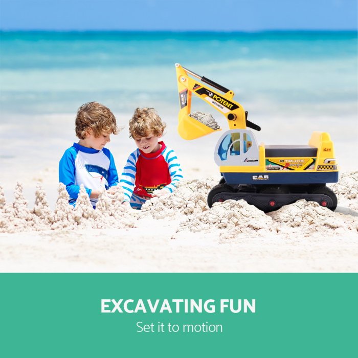 keezi ride on car toys kids excavator digger sandpit bulldozer car pretend play keezi ride on car toys kids excavator digger sandpit bulldozer car pretend play