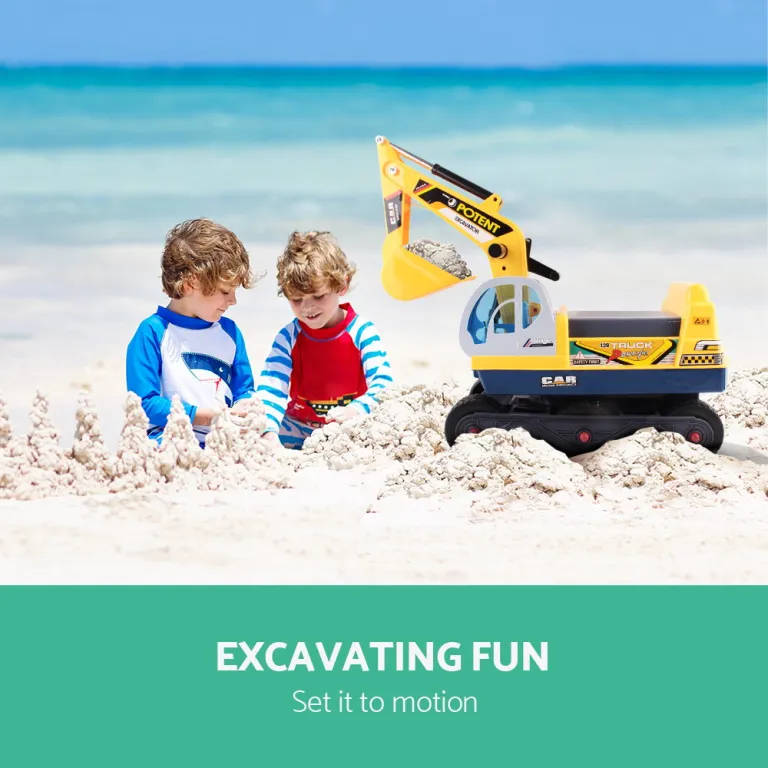 keezi ride on car toys kids excavator digger sandpit bulldozer car pretend play keezi ride on car toys kids excavator digger sandpit bulldozer car pretend play
