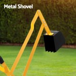 keezi kids ride on car digger bulldozer sandpit play toys rotate seat yellow keezi kids ride on car digger bulldozer sandpit play toys rotate seat yellow