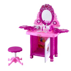 keezi kids pretend makeup play set dressing table chair girls toys children keezi kids pretend makeup play set dressing table chair girls toys children