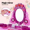 keezi kids pretend makeup play set dressing table chair girls toys children