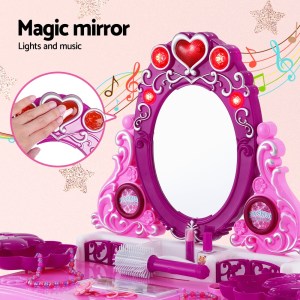 keezi kids pretend makeup play set dressing table chair girls toys children keezi kids pretend makeup play set dressing table chair girls toys children