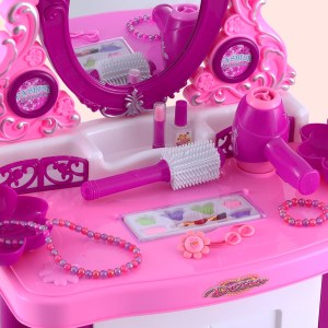 keezi kids pretend makeup play set dressing table chair girls toys children keezi kids pretend makeup play set dressing table chair girls toys children