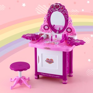 keezi kids pretend makeup play set dressing table chair girls toys children keezi kids pretend makeup play set dressing table chair girls toys children