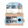 keezi kids wooden pretend kitchen play sets cooking toys pot pan bowls oven dishwasher 80cm blue keezi kids wooden pretend kitchen play sets cooking toys pot pan bowls oven dishwasher 80cm blue