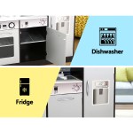 keezi kids kitchen play set wooden pretend toys cooking children oven fridge keezi kids kitchen play set wooden pretend toys cooking children oven fridge