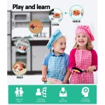 keezi kids kitchen play set wooden pretend toys cooking children stove fridge keezi kids kitchen play set wooden pretend toys cooking children stove fridge