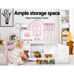 keezi kids kitchen play set wooden pretend toys cooking children storage cabinet keezi kids kitchen play set wooden pretend toys cooking children storage cabinet