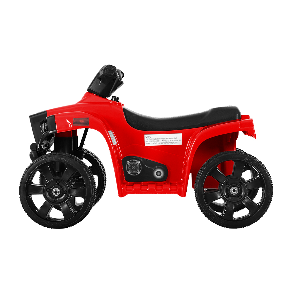 rigo kids ride on atv quad motorbike car 4 wheeler electric toys battery red