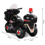 rigo kids electric ride on police motorcycle motorbike 6v battery black rigo kids electric ride on police motorcycle motorbike 6v battery black