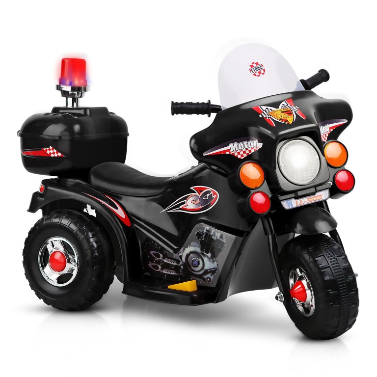 rigo kids electric ride on police motorcycle motorbike 6v battery black rigo kids electric ride on police motorcycle motorbike 6v battery black