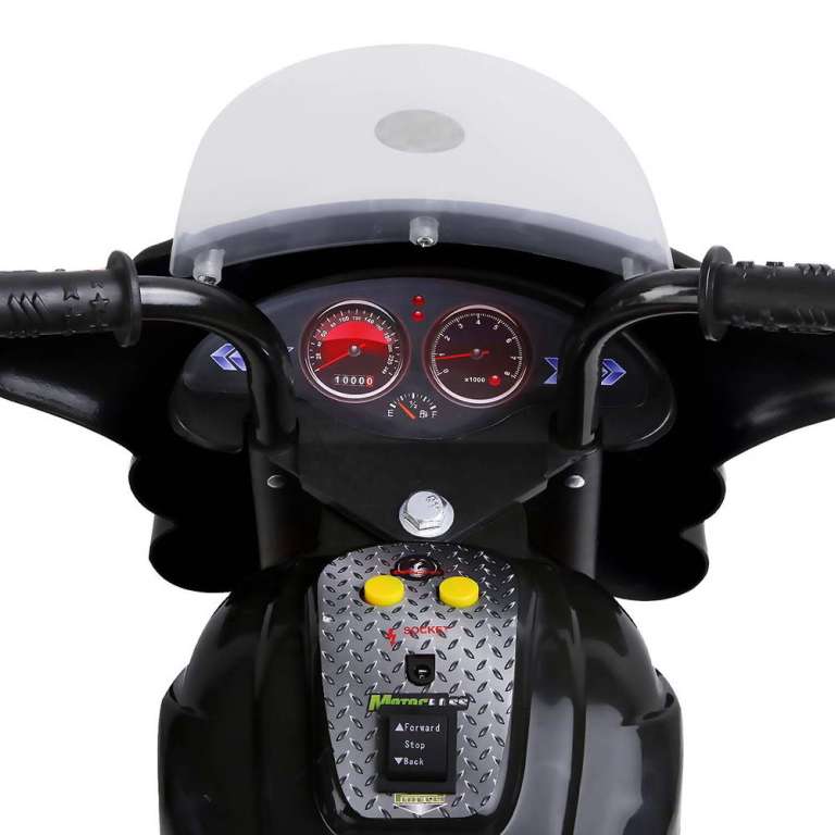 rigo kids electric ride on police motorcycle motorbike 6v battery black rigo kids electric ride on police motorcycle motorbike 6v battery black